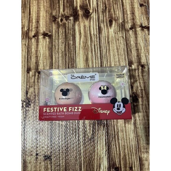 Disney Bath Bomb Duo Set of 2 Limited Edition The Creme Shop - Picture 1 of 5